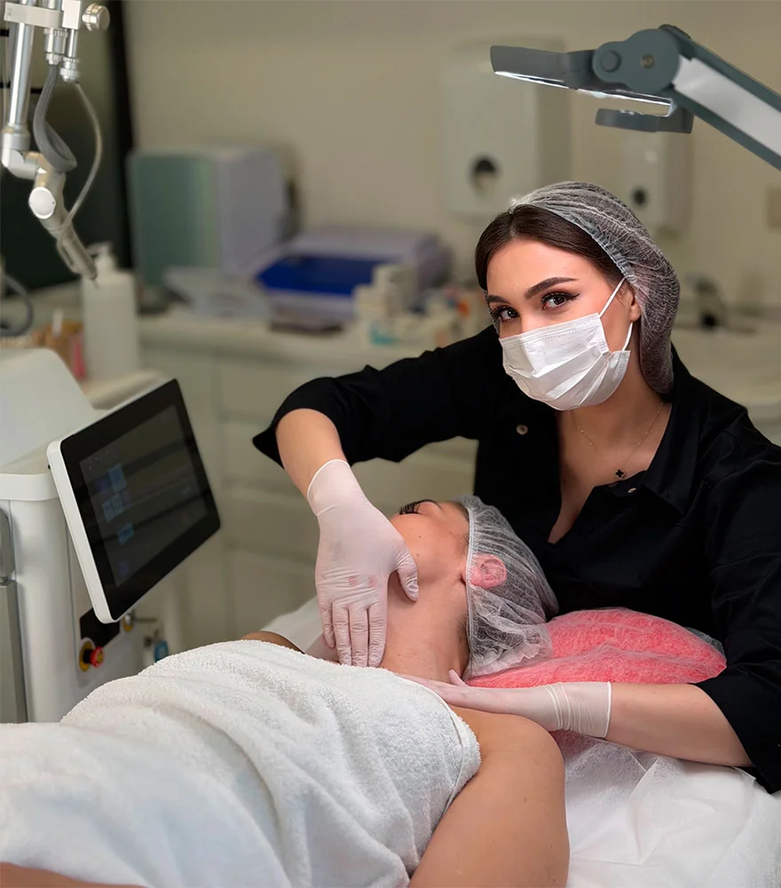 CO2 laser treatment